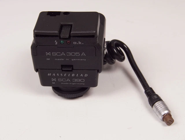 Adaptador flash Hasselblad SCA 305 A + SCA 390 TTL