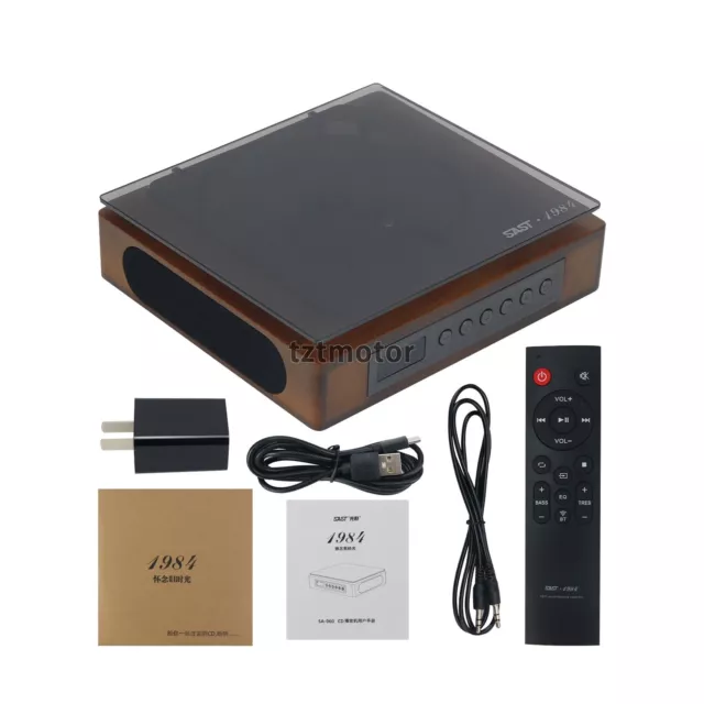 SAST 1984 SA-060 Mini Rechargeable CD Player Retro Bluetooth+Built in Speakers