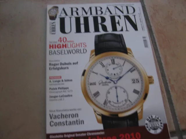 Armband Uhren Uhrenmagazin Ausgabe 2/10 April/Mai