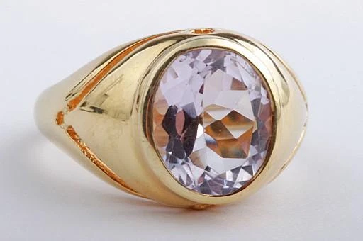 Ring 925 Silber vergoldet mit Amethyst 11 x 9 mm Größe 56 17,8mm Top! -
