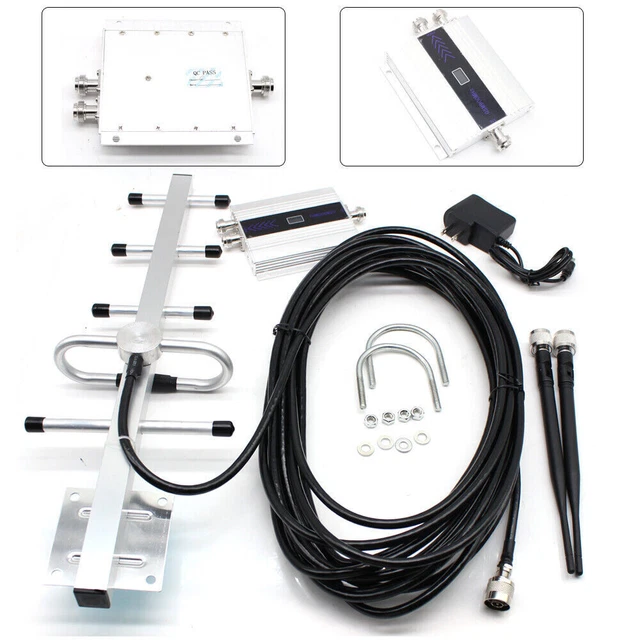 GSM 850MHZ CELL Phone Signal Booster AT&T Verizon US Cellular 2G 3G 4G ...