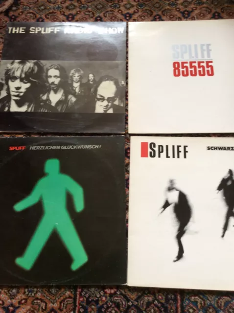 Spliff [4 Vinyl LP] Radio Show + Herzlichen Glückwunsch + 85555 + Scharz Weiss