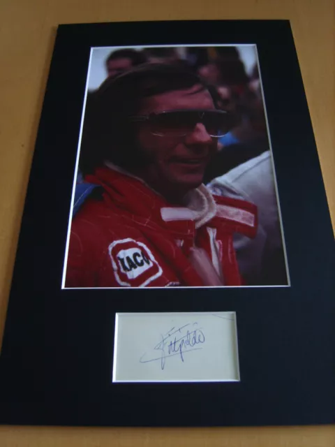 Emerson Fittipaldi Genuine signed authentic autograph - UACC / AFTAL.