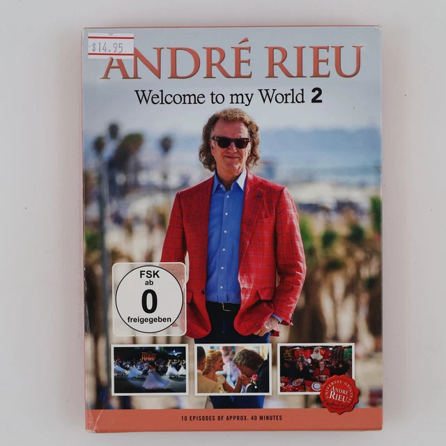 7444754896893 ANDRÉ RIEU Welcome To My World 3 DVD set Europe