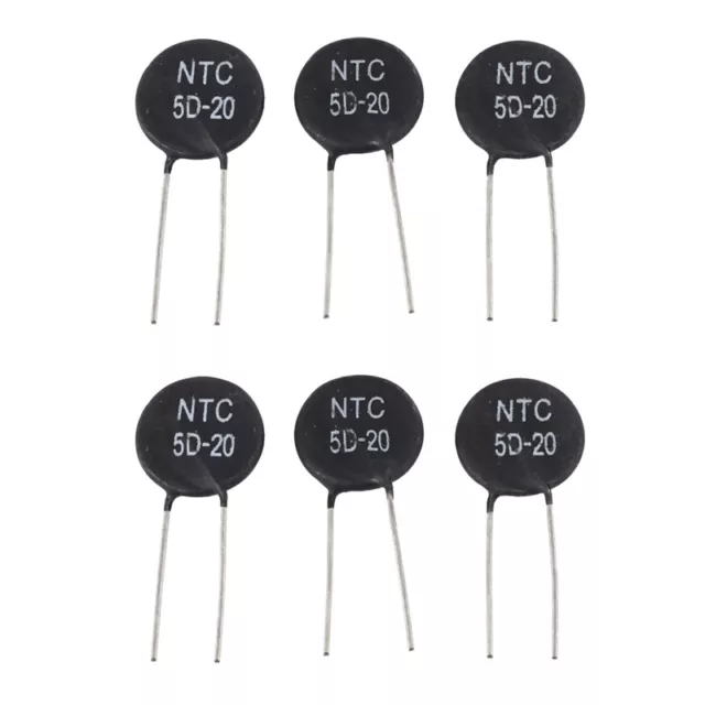 6x Limiteur de Courant de D'Afflux de Detection Thermistance Ntc 5D-20 5 Oh7113