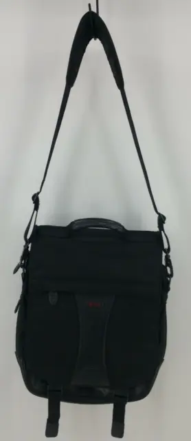 Tumi Laptop Bag Expandable Messenger Travel Crossbody Shoulder Ballistic Nylon