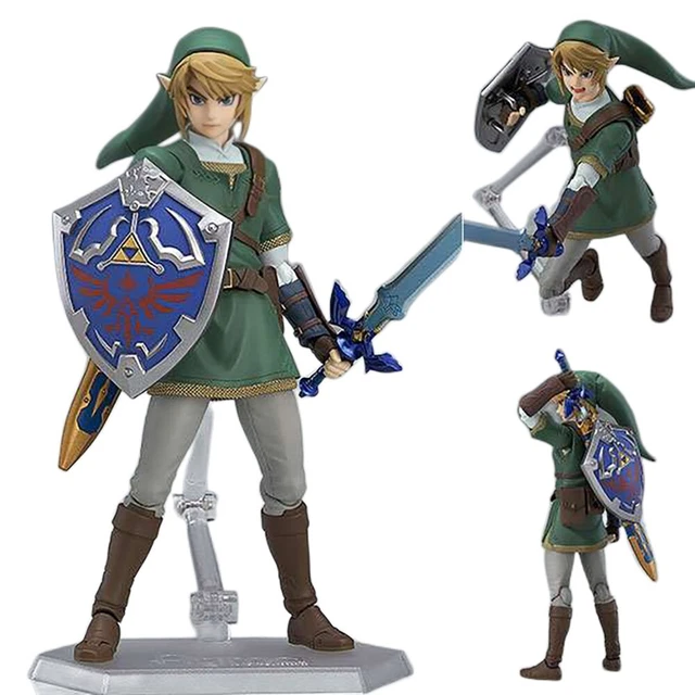 NEWTHE LEGEND OF Zelda Twilight Princess Link Figure Figma 320 Model