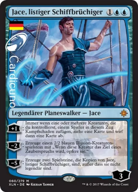 Jace, listiger Schiffbrüchiger Deutsch Mythic Planeswalker Jace Cunning Castaway