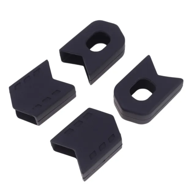 4 PCS/Set Bike Crankset Caps Universal Rubber Boot Accessories