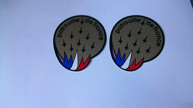 2 Autocollants Drapeau Français - 8 X 5 Cm, Résistants Au Lavage Et Aux UV - Idéal Pour Voiture, Casque, Vitre, Support - Montrer Son Patriotisme Avec Style