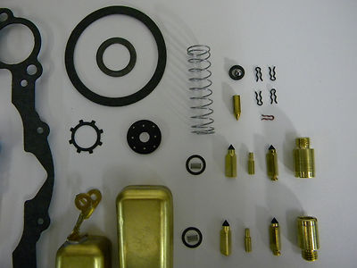 Carburetor Kit For Weber Marine W-4 BBL Mercruiser 809064 With Floats 8M0120193 