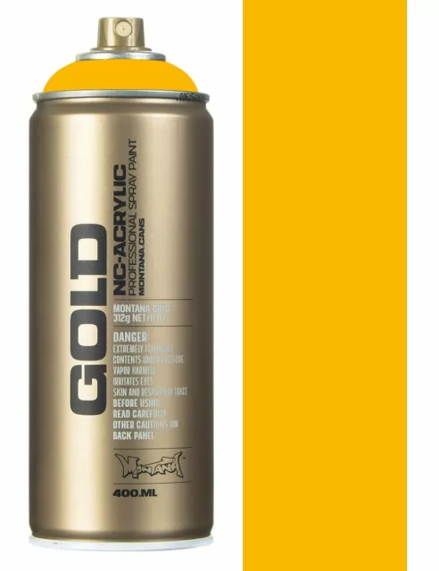 Montana Gold Spray Paint 400ml - Yellow Cab G1220