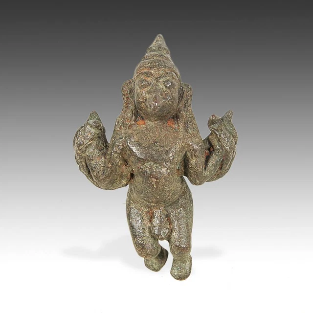 Statuette En Bronze Ancien - Origine Asiatique Ou Indienne - Hindouisme Ou Bouddhisme