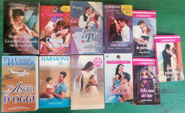 Lotto 11 romanzi Harmony varie serie Historical/Destiny/Storici/Special/Bianca