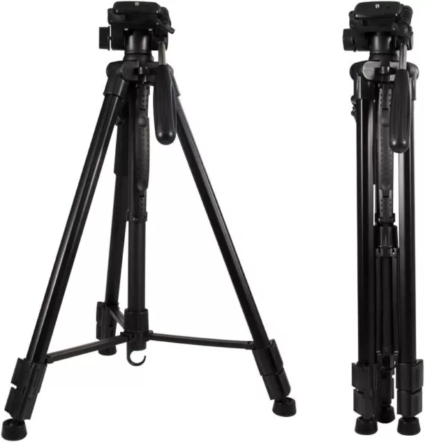 Professional Heavy Duty Aluminium Tripod 160cm & Pan Head for DSLR Camera UK