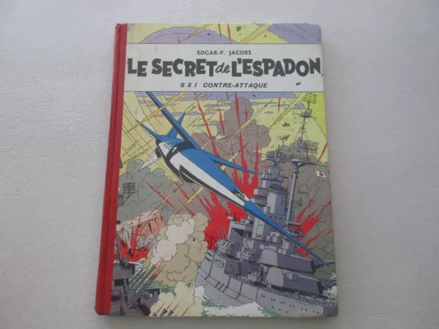 Blake Et Mortimer Be/Tbe Le Secret De L'espadon Sx1 Contre Attaque 1957 Puits 32