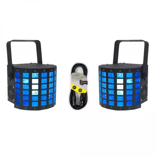 ADJ Mini Dekker Disco Light Effect Twin Pack Bundle