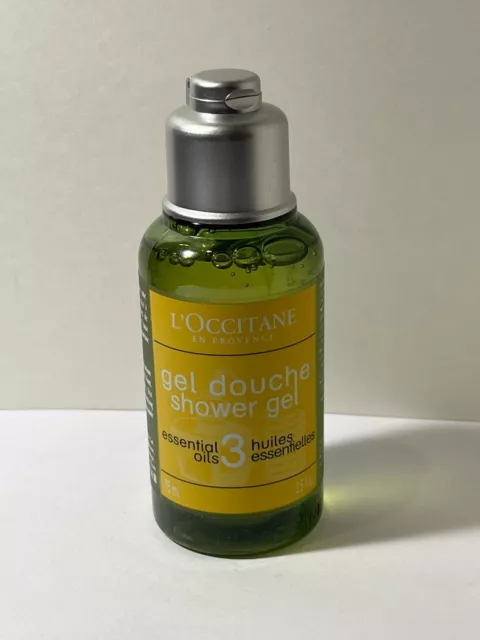 L'Occitane essential oils shower gel 2.5 oz New