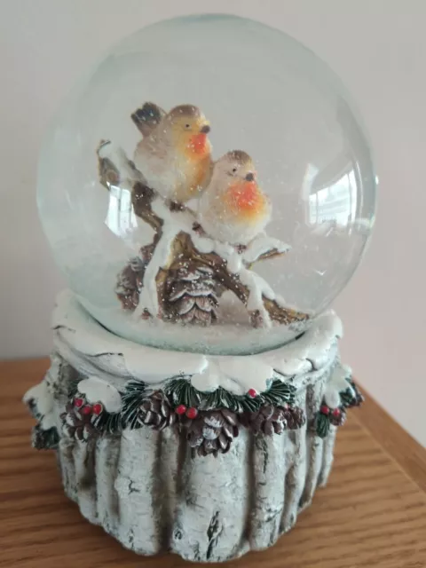LED Water Spinner Glitter Snow Globe Lantern Christmas Tree Santa Snowman  Light