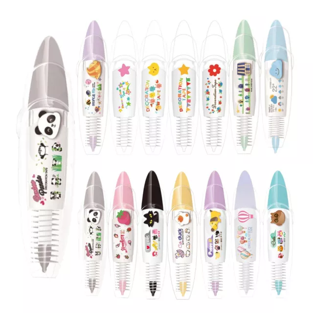 Sticker Tape Pen Kids Stationery Notebook Diary Decoration Tapes Label Sticker