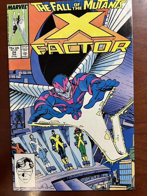 X-Factor #24 1st Archangel cover  (1988) Marvel Comics
