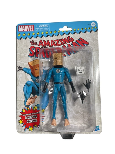 🔥 MARVEL LEGENDS RETRO CARDBACK SPIDER-MAN BOMBASTIC BAG-MAN Spider Man 🔥