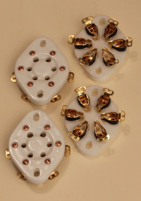 Lotto Di 4 Supporti 6 Pin Oro Per Telaio