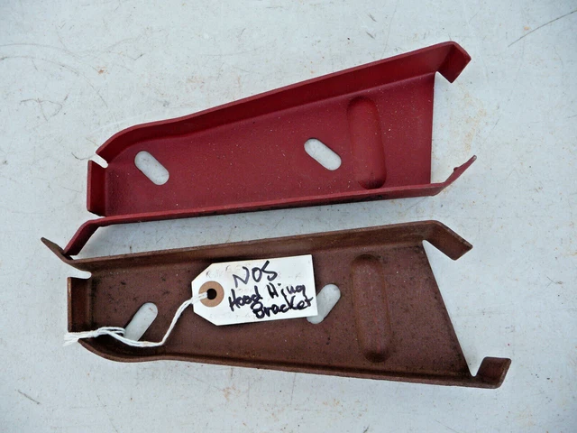 NOS 1955 1956 1957 Thunderbird hood hing mount brackets  FoMoCo