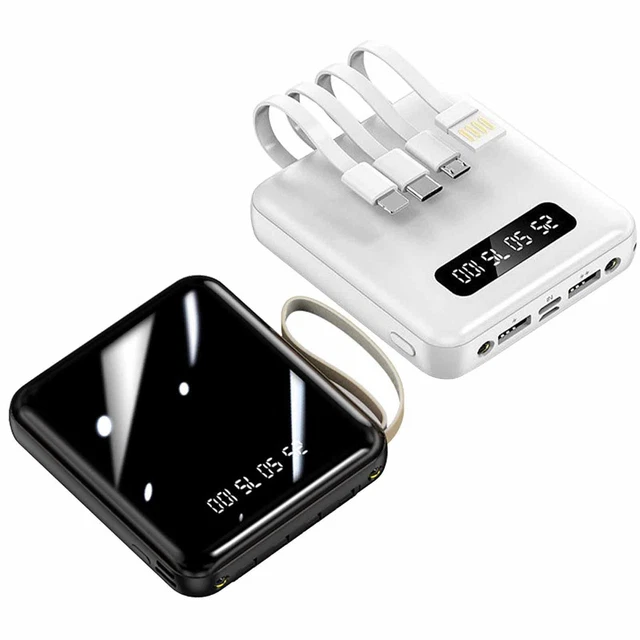 15000mAh MIni Power Bank The Smallest Dual USB LCD Cellphone Battery Charger