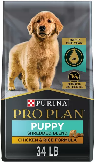 Purina Pro Plan Dry Dog Food Savor, Puppy Shredded Blend Chicken and Rice Formul