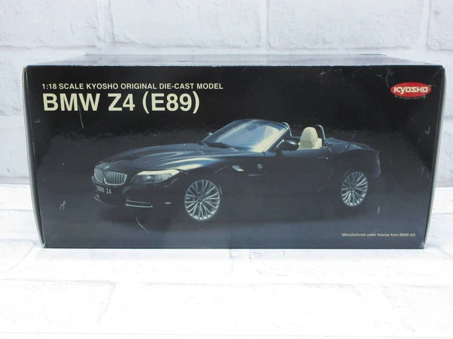 KYOSHO 1/18 BMW Z4 2009 E89 Cabriolet Roadster black 08771BK 