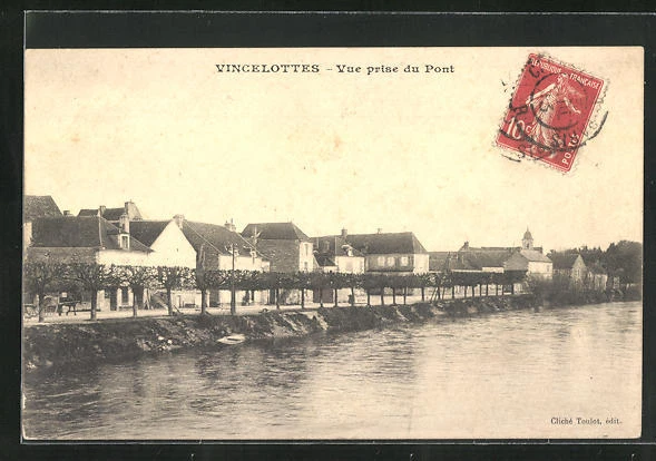 Carte Postale Ancienne – HOSSEGOR, Le Lac – Vue Du Pont (Landes 40)