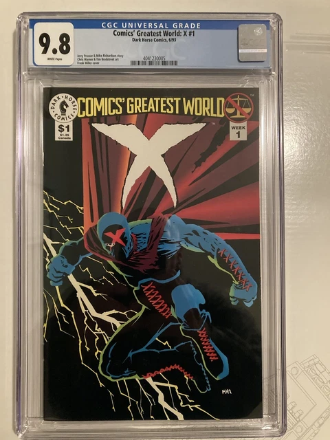 Comics' Greatest World: X #1 (Jun 1993, Dark Horse) CGC 9.8 (White Pages)