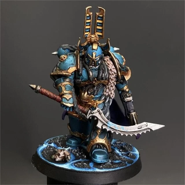 TRADITORE SORVEGLIANTE traitor enforcer CHAOS SPACE MARINES set di 2 miniature WARHAMMER 40K età 12