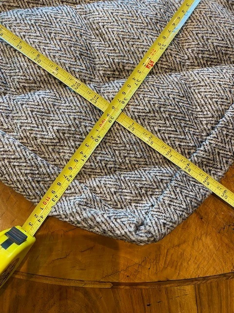 New ORVIS Platform Dog Bed Cover only Herringbone Lounger Monogram Large 28"X42" 3