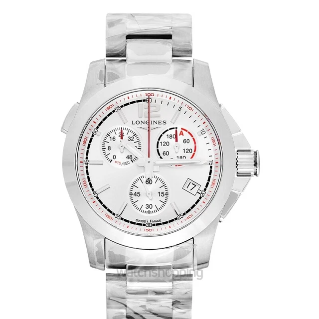 LONGINES  Longines Conquest  L37014766 Silver Dial Men's Watch Genuine FreeS&H