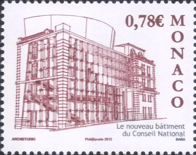 Monaco 2012 National Council/Buildings/Architecture/Government 1v (mc1153)