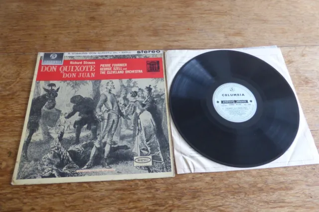 Richard Strauss Don Quixote Fournier Szell UK Columbia B/S ED1 Stereo SAX2495 LP
