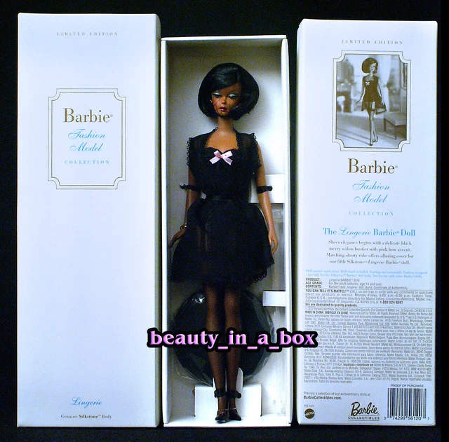 Lingerie Silkstone #5 Barbie Doll African American AA Fashion Model Collection