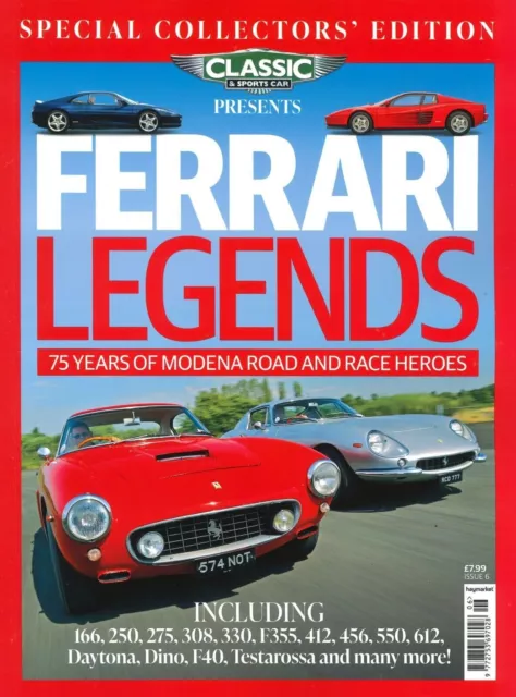CLASSIC & SPORTS Car Magazine: Ferrari Legends, Special Collectors ...