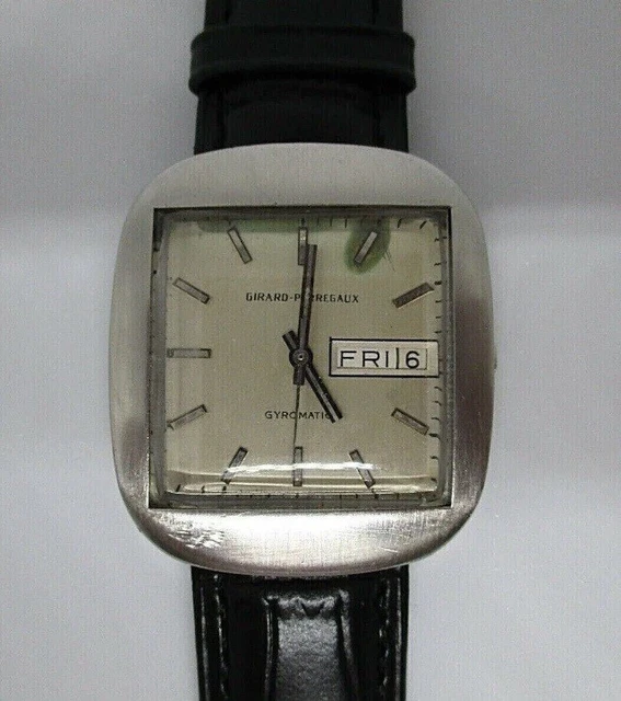 Montre Vintage Homme MOVADO Automatique Swiss Made - Années 1940 - Cadran Beige - Rare