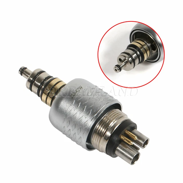 Dental Fiber Optic Handpiece Quick Coupler Coupling CX-N Roto Style COXO