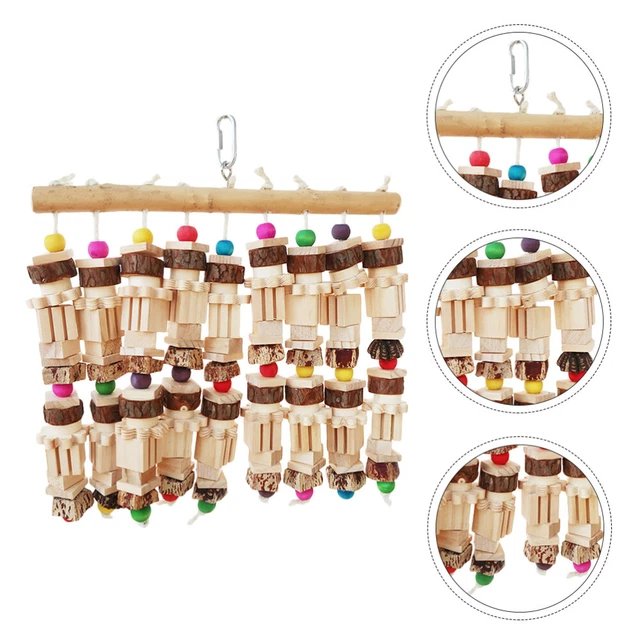 pet bird toy Vogelkäfig Spielzeug Papageienspielzeug Spielzeug Blockieren