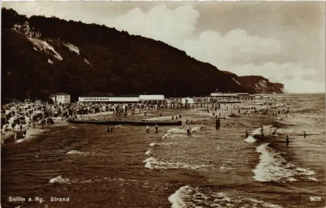 CPA AK Insel RÜGEN SELLIN Strand GERMANY (670119)