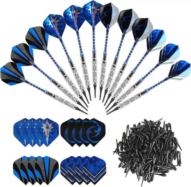 Set di 12 Freccette Morbide (18g) con 16 Freccette e 200 Punte Morbide di Frecce