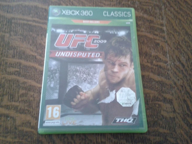jeu xbox 360 classics ufc undisputed 2009