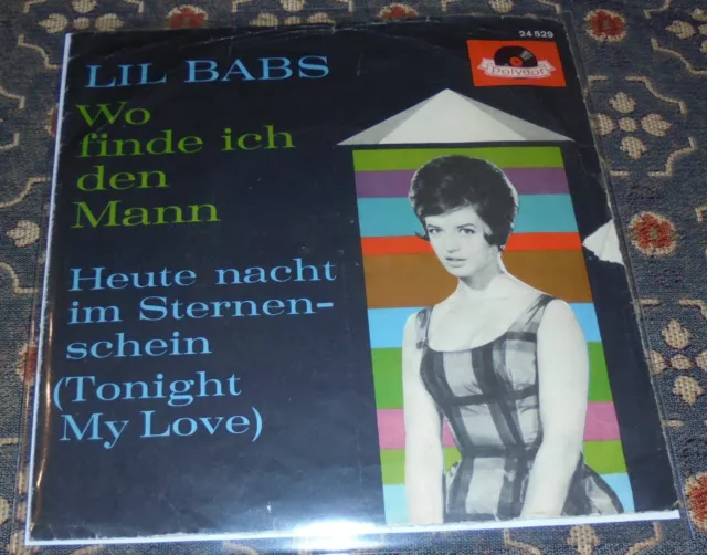 Lil Babs : Wo finde ich den Mann,Polydor,7",im Bildcover