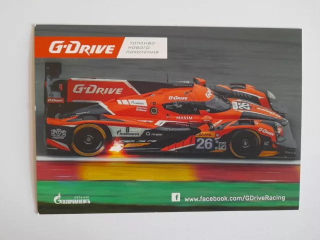 Carte 24 Heures Du Mans 2015 Ligier G-Drive Racing #26