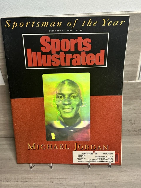 RARE DECEMBER 23 1991 Sports Illustrated Michael Jordan Hologram