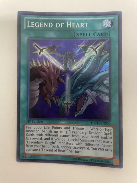 Yu-Gi-Oh! - Legend of Heart - DRLG-EN045 - Secret Rare - 1st Ed (NM)